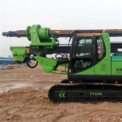 Tysim Kr A Hydraulic Rotary Bore Mini Piling Rig Driving Machine