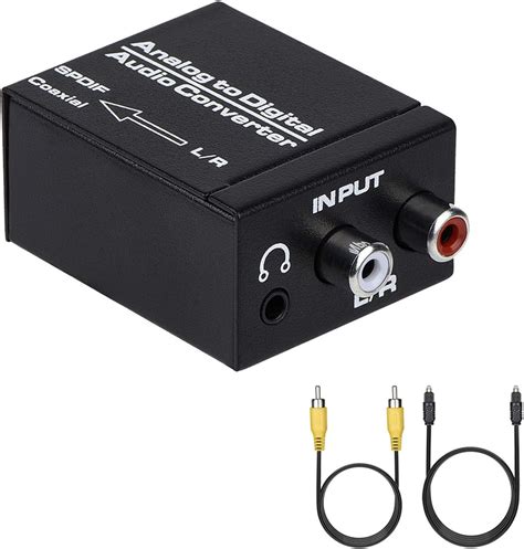 Amazon Analog To Digital Audio Converter R L Rca Mm Aux To