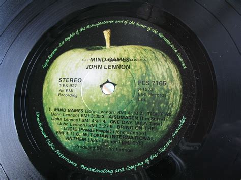 Yahooオークション 鮮lp John Lennon ジョン・レノン Mind Games