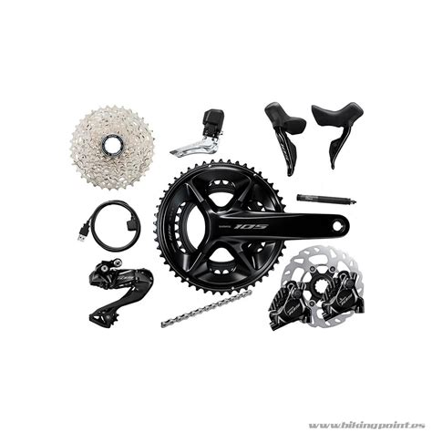 Grupo Shimano 105 R7100 Di2 12v 5034 1725mm