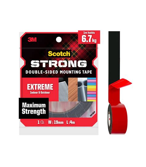 3M Scotch 414 Extreme Strong Double Sided Mounting Tape Hardware