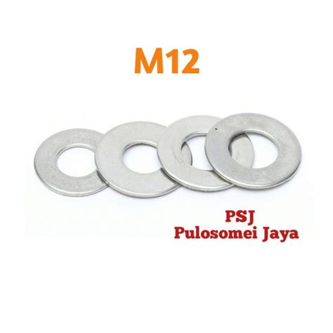 Jual Ring Plat Besi Putih M Washer Plated Galvanis Shopee Indonesia