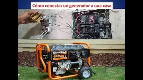 Diagrama Para Conectar Un Generador Electrico Diagrama Gener