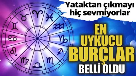 En uykucu burçlar belli oldu Yataktan çıkmayı hiç sevmiyorlar