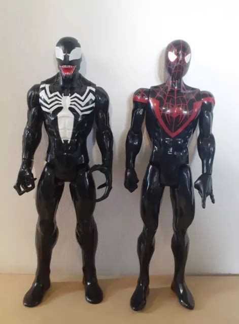 Hasbro Marvel Spider Man Titan Hero Series Miles Morales Venom