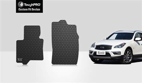 Toughpro Two Front Mats Compatible With Infiniti Qx50 All Weather Heavy Duty Made In Usa