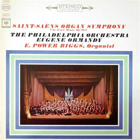 Organ Symphony No 3 In C Minor Op 78 Discogs