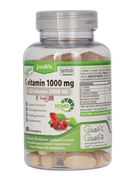 Jutavit Green Health C Vitamin Mg D Vitamin Ne Duo