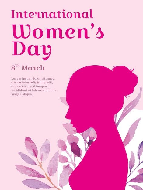 Premium Vector Beautiful International Women S Day Poster Design Template