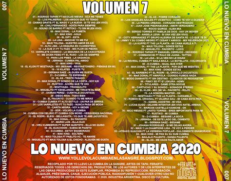 Yo Llevo La Cumbia En La Sangre Lo Nuevo En Cumbia Volumen 7 2020