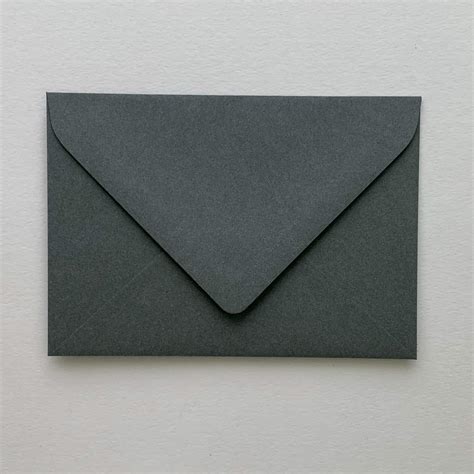 Gmund Colors Matt C Euro Flap Envelope Gsm Slate Grey