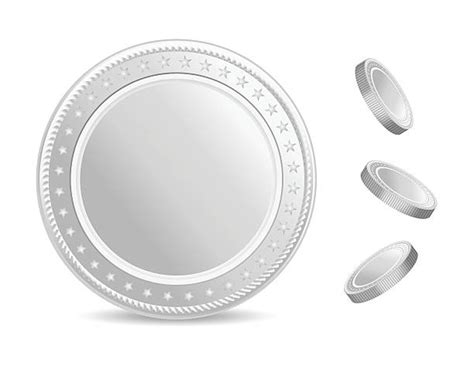 Silver Coin Clip Art Vector Images And Illustrations Istock