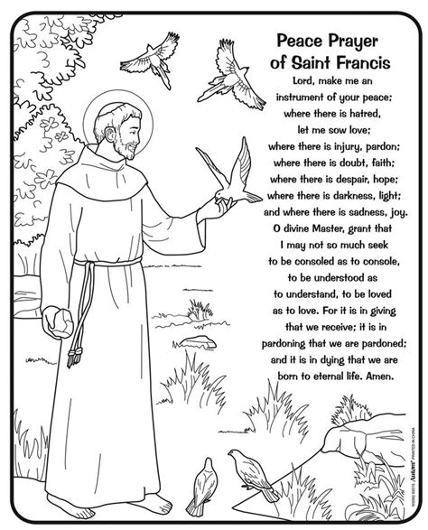 Printable Prayer Of St Francis