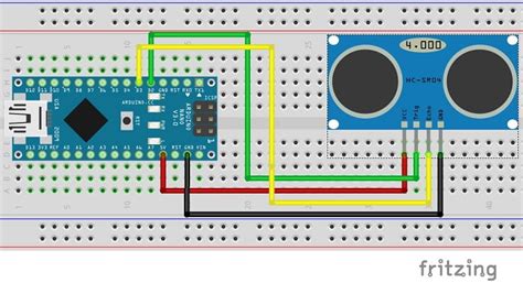 Ultrasonic Sensor With Arduino Nano