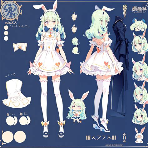 Rabbit Eared Girl Maximum Sof Seaart Ai