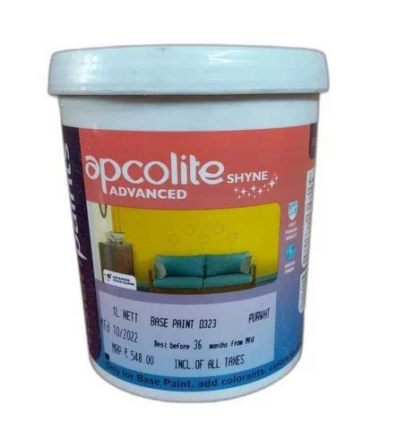 Asian Paints Apcolite Advanced Shyne 1 Ltr At Rs 548bucket In Bikaner