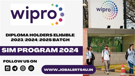 Wipro SIM Program 2024 Earn A B Tech While Working