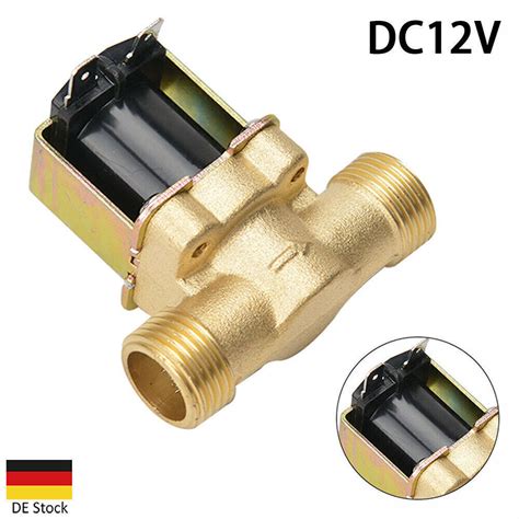 G Dc V Magnetventil Elektrisch Wasserventil N C Wasser Einlass