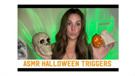 ASMR 6 SPOOKY HALLOWEEN TRIGGERS Tapping Scratching Tingles Oh