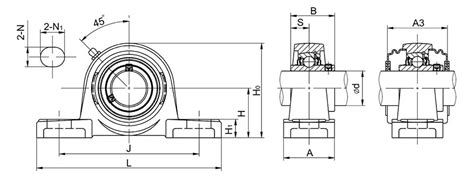 Ucp Pillow Block Bearings Bolt Bearing Housing Deyuan Smart