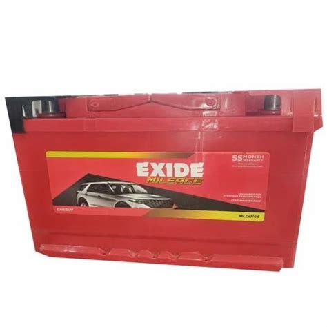 Capacity 66 Ah ML DIN66 Exide Mileage Battery At 6850 In Hapur ID