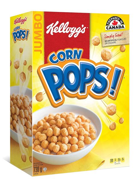 Kellogg S Corn Pops Cereal Jumbo Size 730 Gram Amazon Ca Grocery