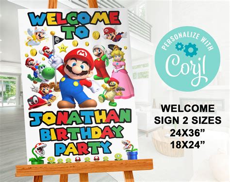 Mario Brothers Birthday Party Boy Birthday Parties Girl Birthday