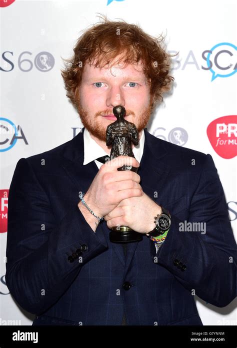 Ed Sheeran Wins The Songwriter Of The Year Award At The 60th Annual