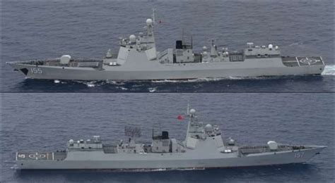 Photos Show Chinese Warships Near U S Ally S Territory Newsweek