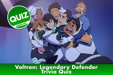 Voltron Legendary Defender Trivia Quiz Animation Quizkie