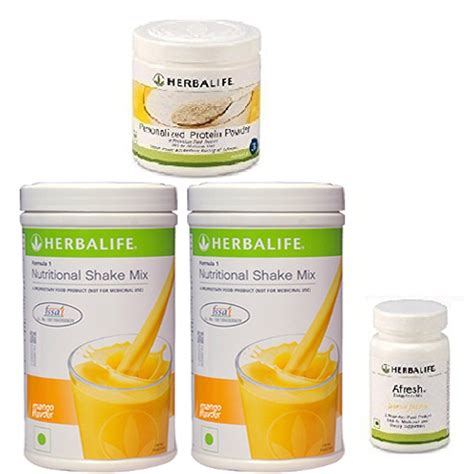 Herbalife Monthly Weight Loss Package 1 Kg 2 Numbers Formula 1 Mango With Personalized