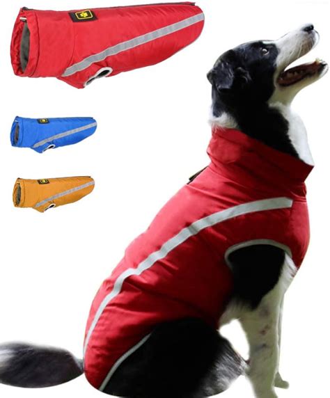 FEimaX Hundemantel Hundejacke wasserdichte für Hunde Reflektierende