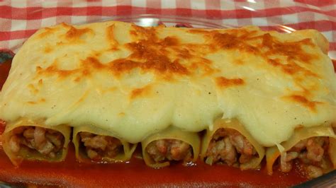 C Mo Hacer Canelones De Pollo Y Pat Receta F Cil Youtube