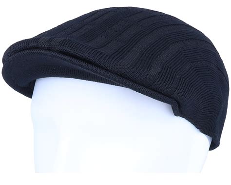 Sos 507 Black Flat Cap Kangol Caps