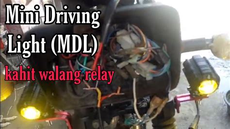 Paano Magkabit Ng Mini Driving Light Mdl Nang Walang Relay Youtube