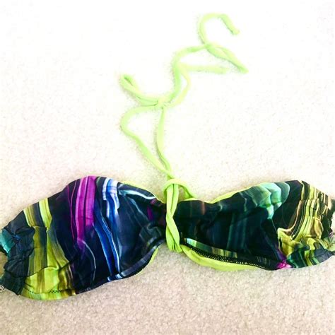 Bikini With Reversible Bandeau Bralette Set New Gem