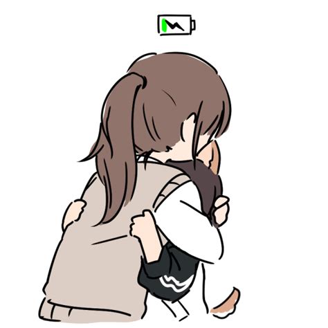 Anime Hug Gif Comfort See more ideas about anime anime hug anime art