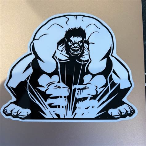 Hulk Decal Etsy