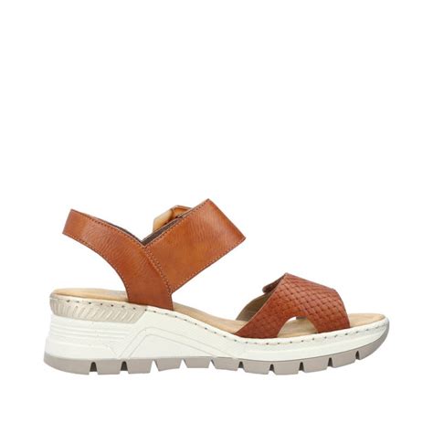 Rieker Sandal I Brun Til Dame