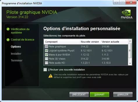 Mettre à jour les pilotes Nvidia de la carte graphique malekal