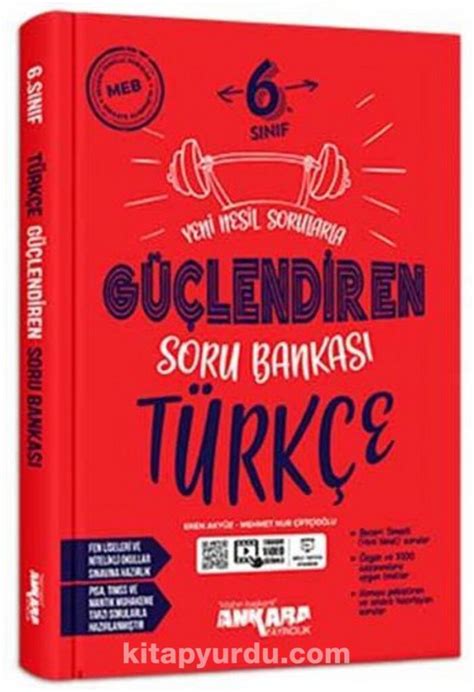 6 Sınıf Türkçe Güçlendiren Soru Bankası ANKARA YAYINCILIK pdf indir