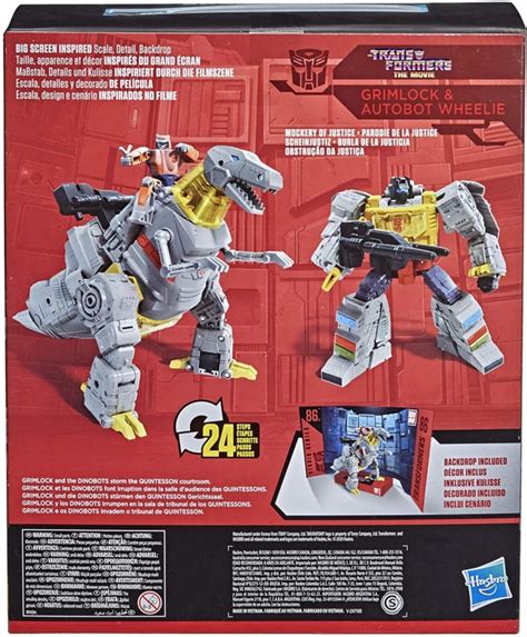 86 06 Grimlock And Wheelie Leader Class Transformers Studio Series