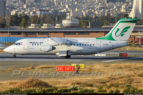 Ep Mos Mahan Air British Aerospace Avro Rj Photo By Mohamadreza