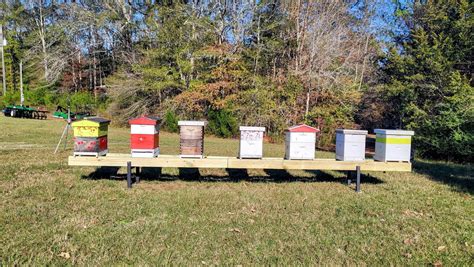 Metal Hive Stand With Adjustable Legs Foxhound Bee Company