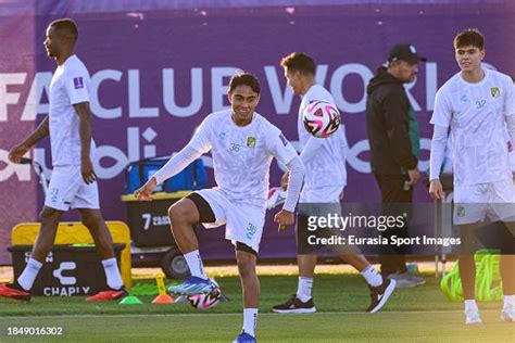 Club Leon players during their Training Session at King Abdullah ...