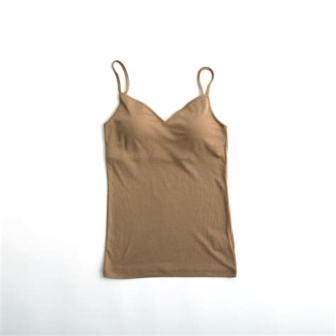 100 Silk Camisole With Bra 4 Sizes 9 Colors Built In Bra