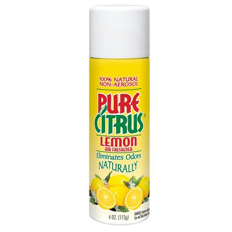 Pure Citrus Oz Lemon Air Freshener Spray Na The Home Depot