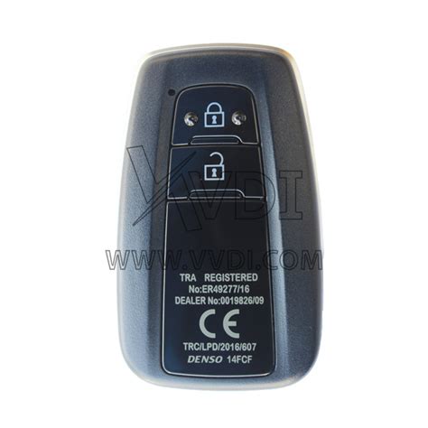 Toyota Landcruiser Prado Buttons Mhz Genuine Smart Key Remote