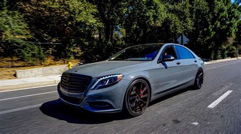 My New S550 With A Beautiful Nardo Grey Wrap And Vossen Rims Let Me