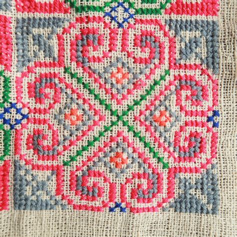 Hmong Complete Hand Cross Stitch For DIYEthnic StrapMiao Etsy